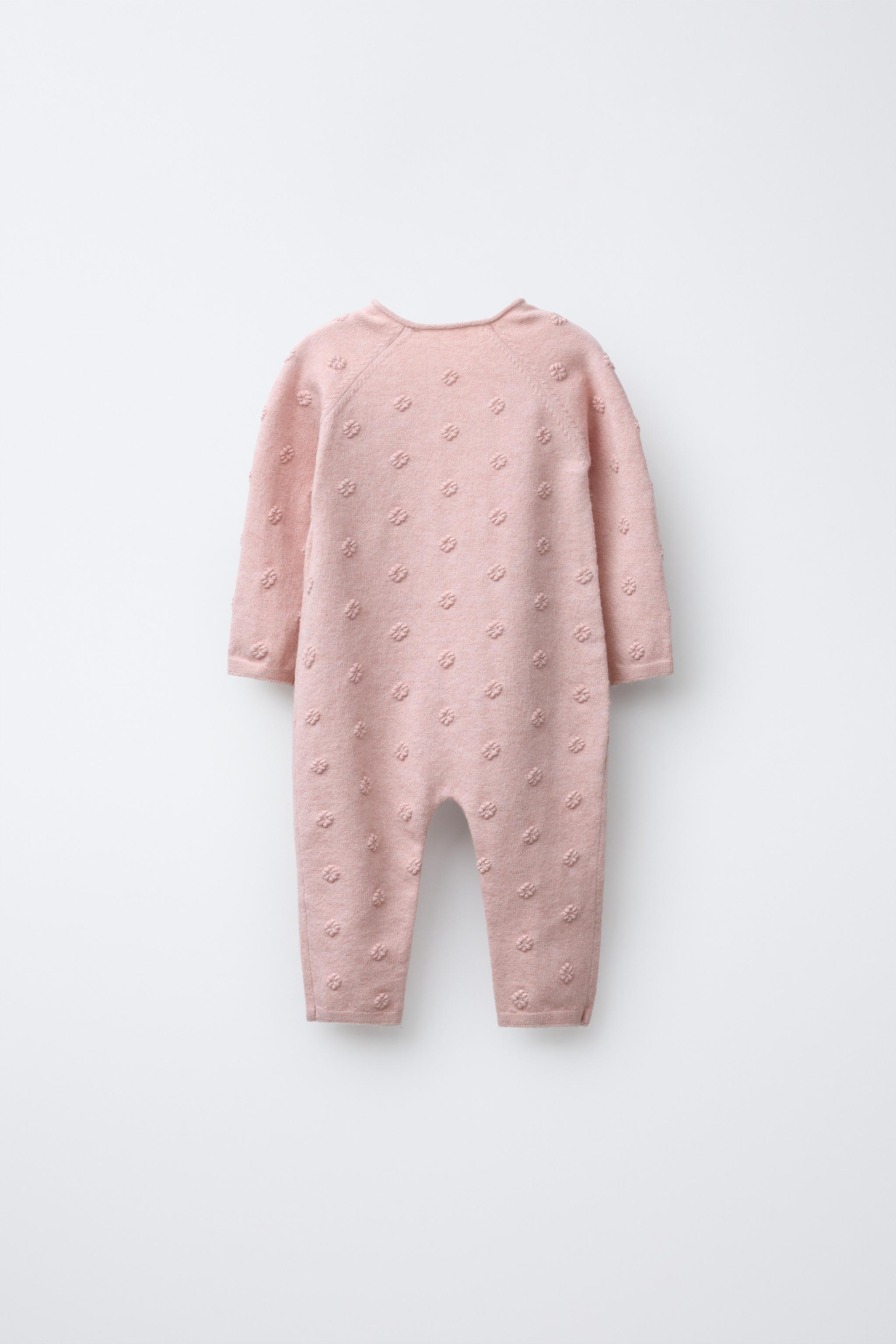 LONG EMBROIDERED FLORAL KNIT JUMPSUIT